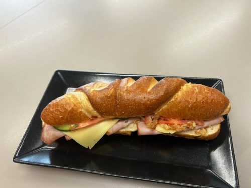 Fűrdői sonkás bagett